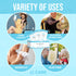 JJ CARE Shower Wipes For Adults No Rinse (Pack of 10, 40)